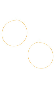 Серьги-кольца capri xl - Luv AJ