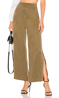 Укороченные брюки с широкими брючинами green tea - Chrissy Teigen