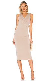 Платье faux wrap tank midi - Michael Stars