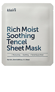 Тканевая маска rich moist soothing tencel sheet mask - Klairs