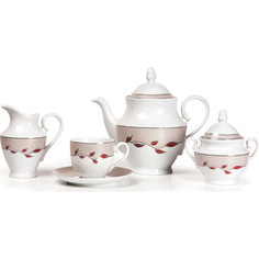 Сервиз чайный 15 предметов La Rose des Sables Elite Platine (659509 1570)