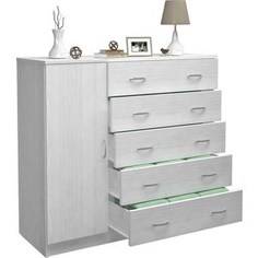 Комод Мастер Милан-15 (белый) МСТ-КДМ-15-БТ-16 Master