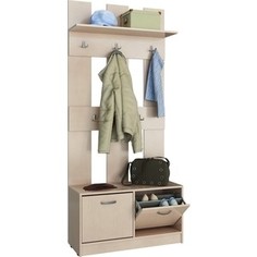 Обувница с вешалкой перфорированная Мастер Ольга (дуб молочный) МСТ-ПДО-ОП-ДМ-20 Master