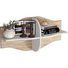 Полка Мастер Тэя-3 (дуб сонома-белый) МСТ-ПОТ-03-СБ-16 Master