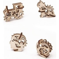 Конструктор 3D-пазл Ugears Трибики (4 шт.) (70015)