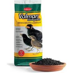 Корм Padovan VALMAN Black Pellets дополнительный для насекомоядных птиц 25кг