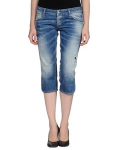 Джинсовые брюки-капри Dsquared2
