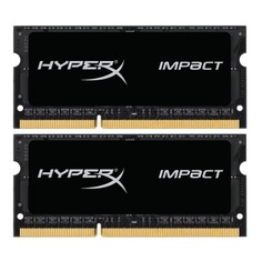 Модуль памяти KINGSTON HyperX Impact HX321LS11IB2K2/16 DDR3L - 2x 8Гб 2133, SO-DIMM, Ret