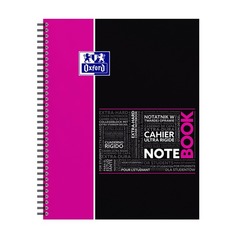 Тетрадь Oxford SOS Notes NOTEBOOK A4+ ламин.картон 80л линейка спираль двойная