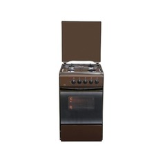 Газовая плита FLAMA RG 2401 В, газовая духовка, коричневый
