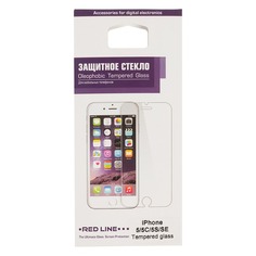 Защитное стекло для экрана REDLINE для Apple iPhone 5/5s/5c, 1 шт [ут000004780]