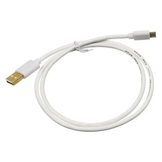Кабель 2A Square, micro USB B (m) - USB A(m), 0.75м, белый Noname