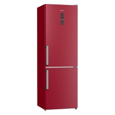 Холодильник GORENJE NRK6192MR, двухкамерный, бордовый