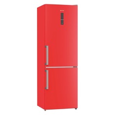 Холодильник GORENJE NRK6192MRD, двухкамерный, красный
