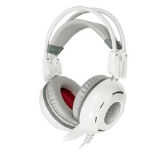 Наушники с микрофоном A4 Bloody G300, мониторы, белый