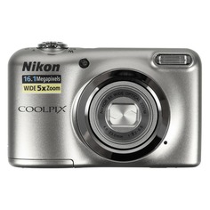Цифровой фотоаппарат NIKON CoolPix A10, серебристый