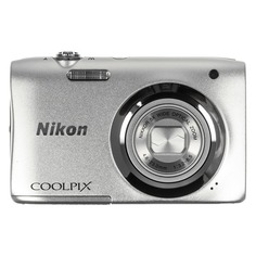 Цифровой фотоаппарат NIKON CoolPix A100, серебристый