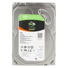 Жесткий диск SEAGATE Firecuda ST2000DX002, 2Тб, гибридный HDD/SSD, SATA III, 3.5&quot;