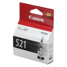 Картридж CANON CLI-521BK черный [2933b004]