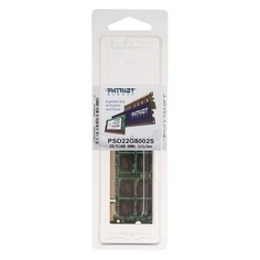 Модуль памяти PATRIOT PSD22G8002S DDR2 - 2Гб 800, SO-DIMM, Ret Патриот