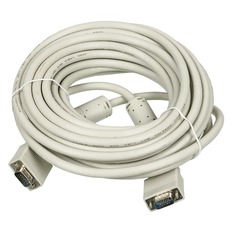 Кабель VGA DB15 (m) - DB15 (m), ферритовый фильтр , 10м [cable10] Noname