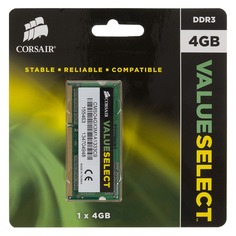 Модуль памяти CORSAIR CMSO4GX3M1A1333C9 DDR3 - 4Гб 1333, SO-DIMM, Ret