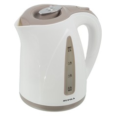Чайник электрический SUPRA KES-2004, 2200Вт, серый и белый