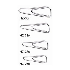 Скрепки Kw-Trio HZ-28C оцинкованные треугольник 28мм (упак.:100шт) картонная коробка