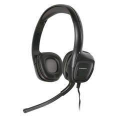 Наушники с микрофоном PLANTRONICS A355, 79730-05, мониторы, черный / серый