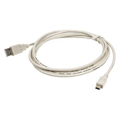 Кабель USB2.0 NINGBO USB A(m) - mini USB B (m), 1.8м, серый [usb2.0-m5p]