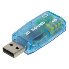 Звуковая карта USB TRUA3D, 2.0, Ret [asia usb 6c v] Noname