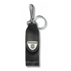 Чехол из нат.кожи Victorinox Leather Hang Case (4.0515) черный с карабином и отверстием для фонарика
