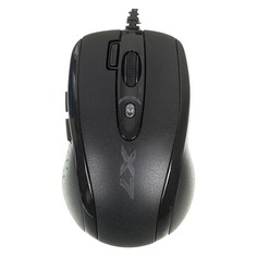 Мышь A4 X-710MK оптическая проводная USB, черный [x-710mk usb]