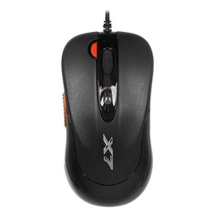 Мышь A4 X-705K оптическая проводная USB, черный [x-705k usb]