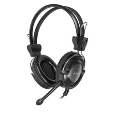 Наушники с микрофоном A4 HS-19, мониторы, серебристый / черный [hs-19-1]