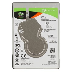 Жесткий диск SEAGATE Firecuda ST1000LX015, 1Тб, гибридный HDD/SSD, SATA III, 2.5&quot;