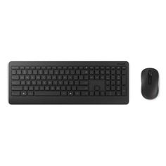 Комплект (клавиатура+мышь) MICROSOFT 900, USB, беспроводной, черный [pt3-00017]