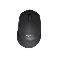 Мышь LOGITECH M330 Silent Plus оптическая беспроводная USB, черный [910-004909]
