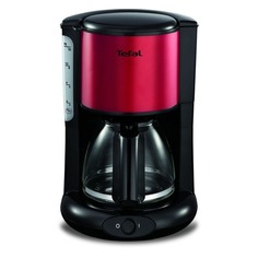 Кофеварка TEFAL CM361E38, капельная, красный [7211002513]