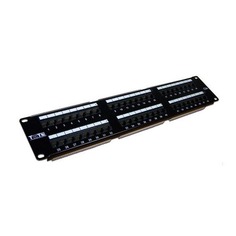 Патч-панель Lanmaster (TWT-PP48UTP ) 19&quot; 2U 48xRJ45 кат.5e UTP