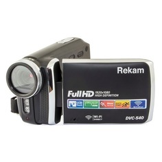 Видеокамера REKAM DVC-540, черный, Flash [2504000002]