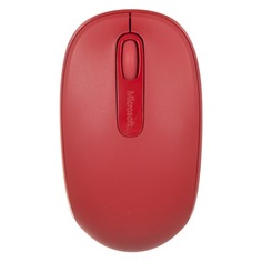 Мышь MICROSOFT Mobile Mouse 1850 оптическая беспроводная USB, красный [u7z-00034]