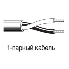 Кабель информ. Belden (8471.00U305) Multi-Conductor U/UTP 1X2X16AWG PVC внутр. 305м хром