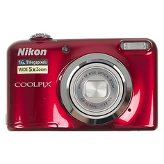 Цифровой фотоаппарат NIKON CoolPix A10, красный
