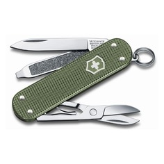 Складной нож VICTORINOX Alox Classic, 5 функций, 58мм, оливковый [0.6221.l17]