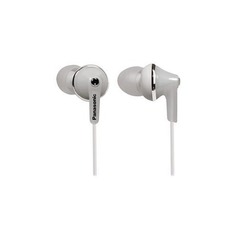 Наушники PANASONIC RP-HJE190E-W, вкладыши, белый, проводные
