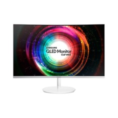 Монитор ЖК SAMSUNG C32H711QEI 31.5&quot;, белый [lc32h711qeixci]