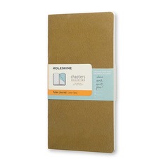 Блокнот Moleskine VOYAGEUR 115x180мм обложка текстиль 208стр. коричневый