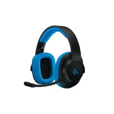 Наушники с микрофоном LOGITECH G233 Prodigy, 981-000703, мониторы, черный / синий