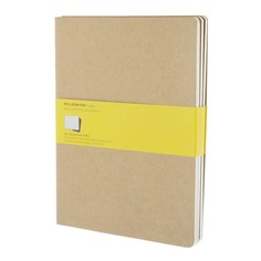 Блокнот Moleskine CAHIER JOURNAL XLarge 190х250мм обложка картон 120стр. клетка бежевый (3шт)